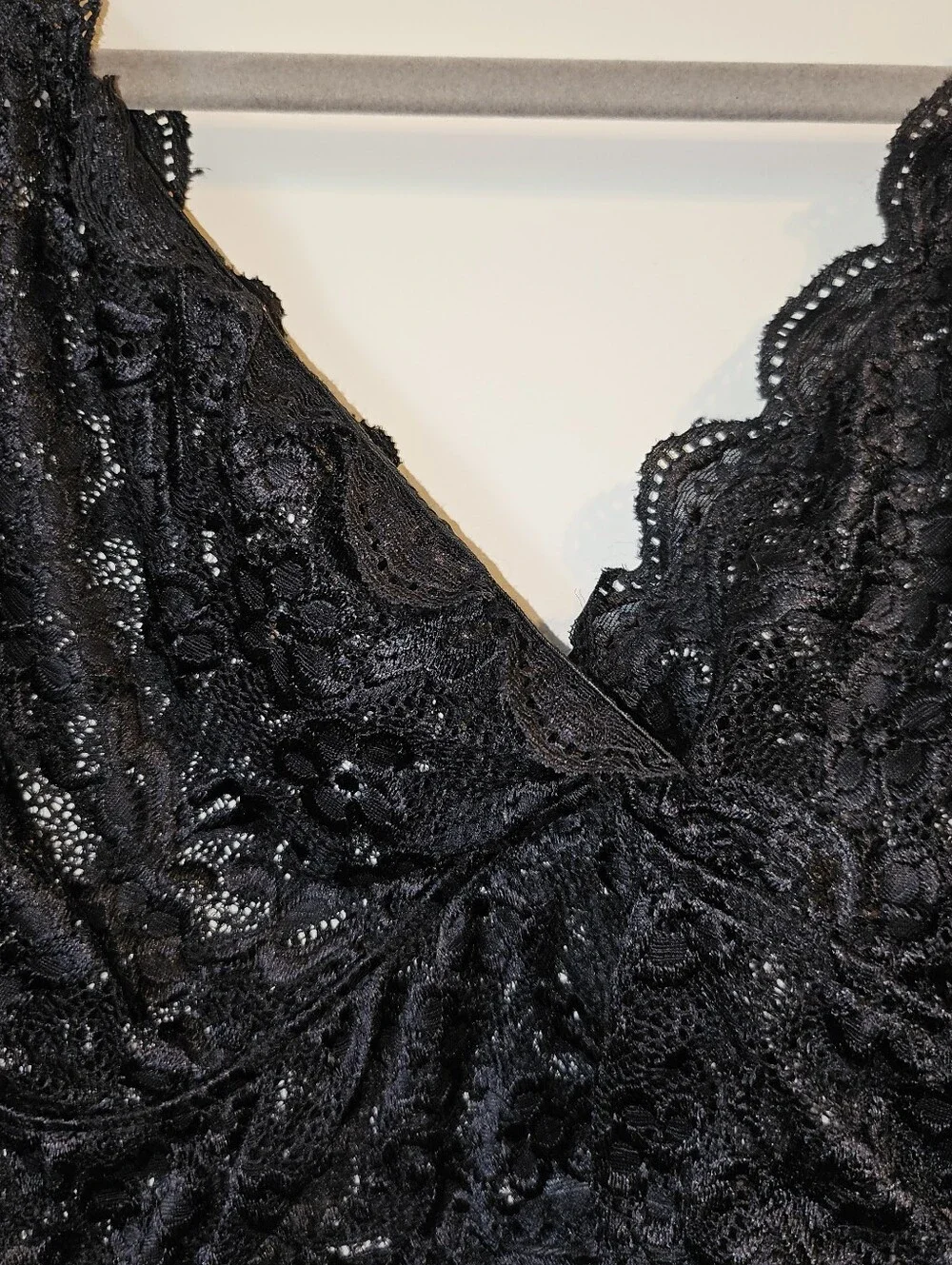 Black Lacey Short Cardigan Medium/Large